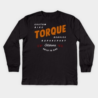 Torque custom bike Kids Long Sleeve T-Shirt